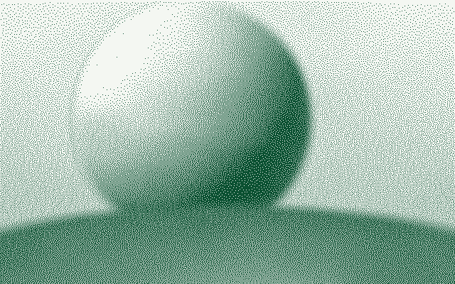 Dithered form under a key light